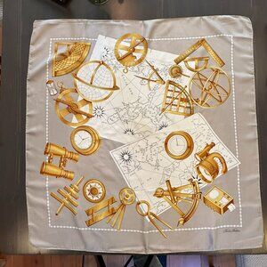 Vintage Brooks Brothers 100% Silk Scarf – Hand Rolled edges 🧭⚓️ (34” x 34”)